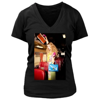 Taylor Swift Women's Deep V-Neck TShirt