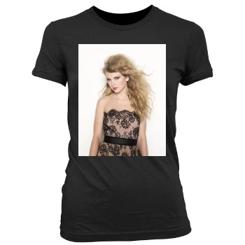 Taylor Swift Women's Junior Cut Crewneck T-Shirt