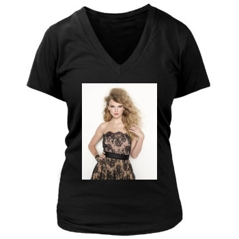 Taylor Swift Women's Deep V-Neck TShirt