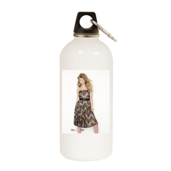 Taylor Swift White Water Bottle With Carabiner