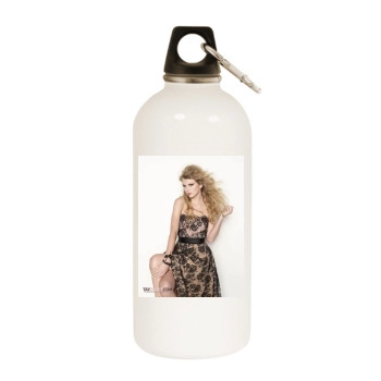 Taylor Swift White Water Bottle With Carabiner