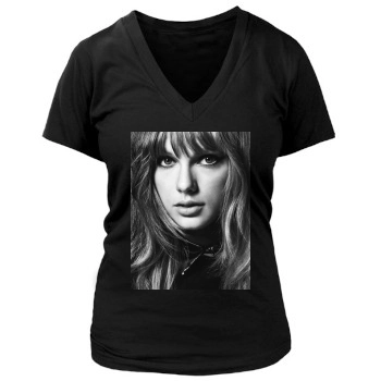 Taylor Swift Women's Deep V-Neck TShirt