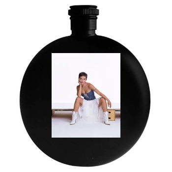 Alyssa Milano Round Flask