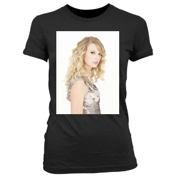 Taylor Swift Women's Junior Cut Crewneck T-Shirt