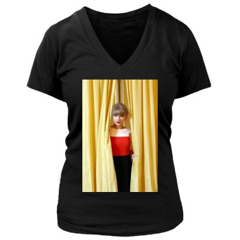 Taylor Swift Women's Deep V-Neck TShirt