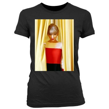 Taylor Swift Women's Junior Cut Crewneck T-Shirt