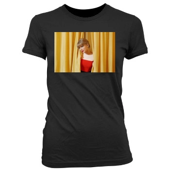 Taylor Swift Women's Junior Cut Crewneck T-Shirt