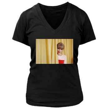 Taylor Swift Women's Deep V-Neck TShirt