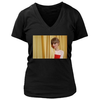 Taylor Swift Women's Deep V-Neck TShirt