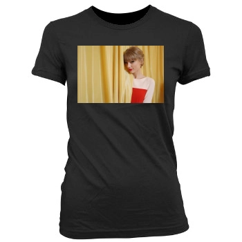 Taylor Swift Women's Junior Cut Crewneck T-Shirt