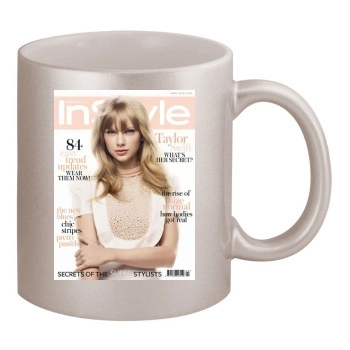 Taylor Swift 11oz Metallic Silver Mug