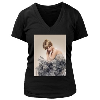 Taylor Swift Women's Deep V-Neck TShirt