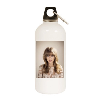 Taylor Swift White Water Bottle With Carabiner