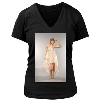 Taylor Swift Women's Deep V-Neck TShirt