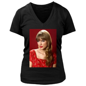 Taylor Swift Women's Deep V-Neck TShirt