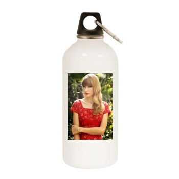 Taylor Swift White Water Bottle With Carabiner