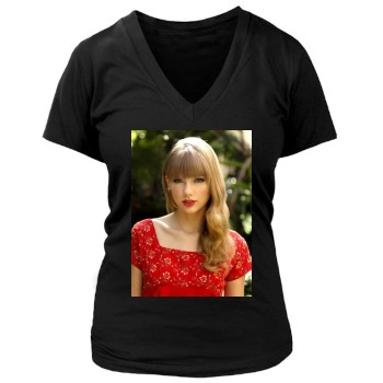 Taylor Swift Women's Deep V-Neck TShirt