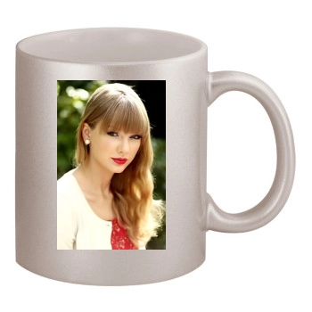 Taylor Swift 11oz Metallic Silver Mug