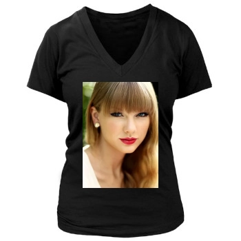 Taylor Swift Women's Deep V-Neck TShirt