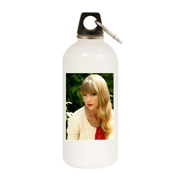 Taylor Swift White Water Bottle With Carabiner