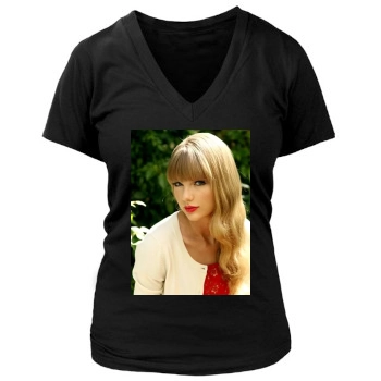 Taylor Swift Women's Deep V-Neck TShirt