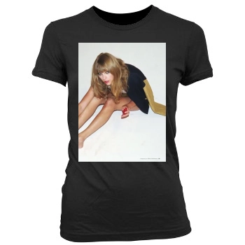 Taylor Swift Women's Junior Cut Crewneck T-Shirt