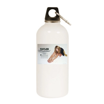 Taylor Swift White Water Bottle With Carabiner