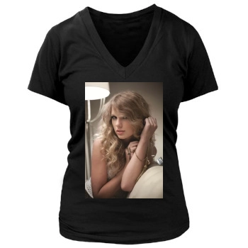 Taylor Swift Women's Deep V-Neck TShirt