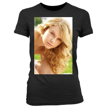 Taylor Swift Women's Junior Cut Crewneck T-Shirt