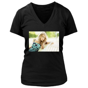 Taylor Swift Women's Deep V-Neck TShirt