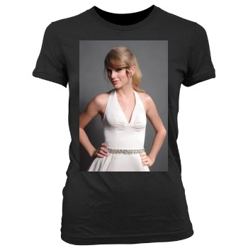 Taylor Swift Women's Junior Cut Crewneck T-Shirt