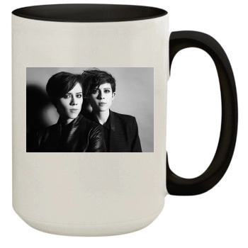 Tegan and Sara 15oz Colored Inner & Handle Mug