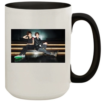 Tegan and Sara 15oz Colored Inner & Handle Mug