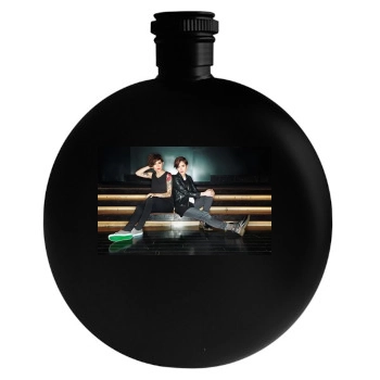 Tegan and Sara Round Flask