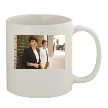 Tegan and Sara 11oz White Mug