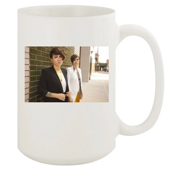 Tegan and Sara 15oz White Mug