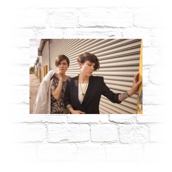 Tegan and Sara Metal Wall Art