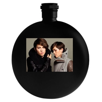 Tegan and Sara Round Flask