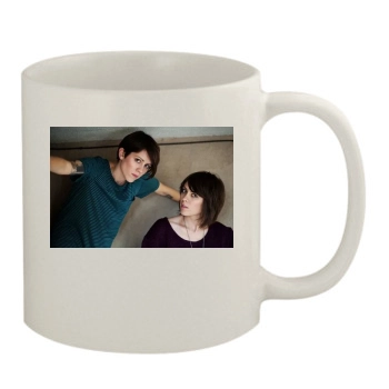 Tegan and Sara 11oz White Mug