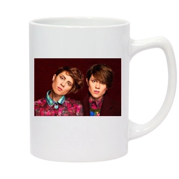 Tegan and Sara 14oz White Statesman Mug