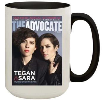 Tegan and Sara 15oz Colored Inner & Handle Mug