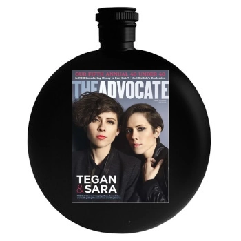 Tegan and Sara Round Flask