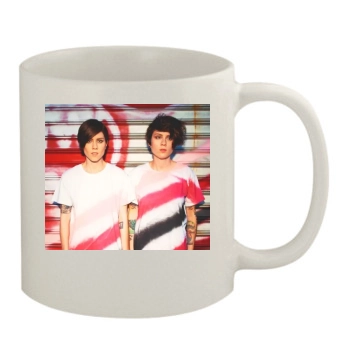 Tegan and Sara 11oz White Mug