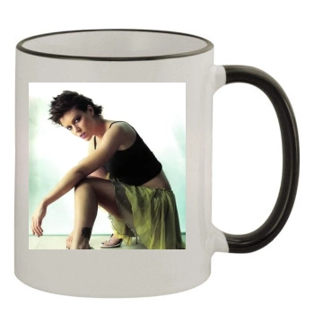 Alyssa Milano 11oz Colored Rim & Handle Mug