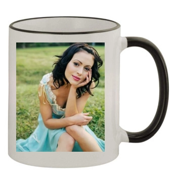 Alyssa Milano 11oz Colored Rim & Handle Mug