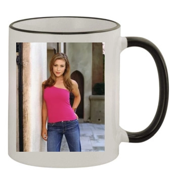 Alyssa Milano 11oz Colored Rim & Handle Mug