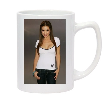 Alyssa Milano 14oz White Statesman Mug