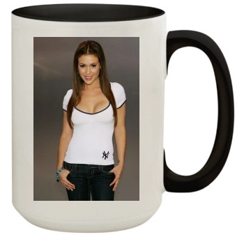 Alyssa Milano 15oz Colored Inner & Handle Mug