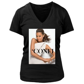 Thandie Newton Women's Deep V-Neck TShirt