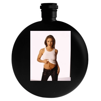 Alyssa Milano Round Flask